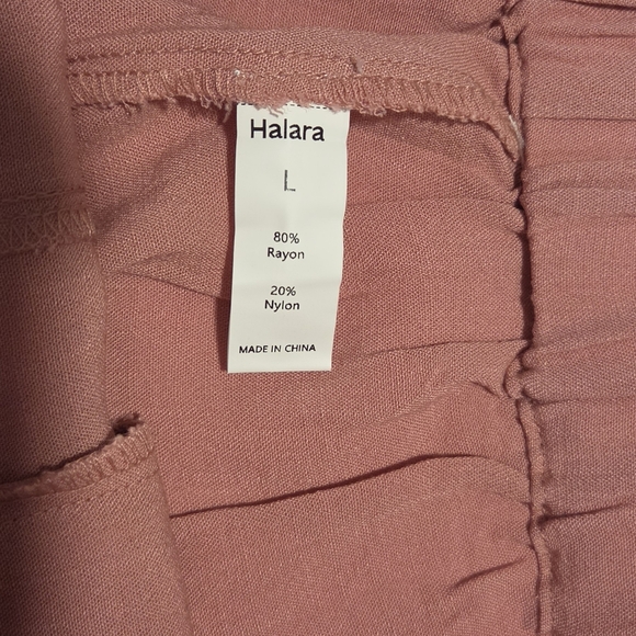 High Waisted Pocket Wide Leg Flowy Solid Palazzo Casual Linen-Feel Pants - Picture 3 of 12